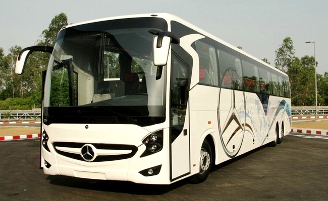 Mercedes Coach Booking In Kolkata Airport Benz Bus Book For Airport Transfer