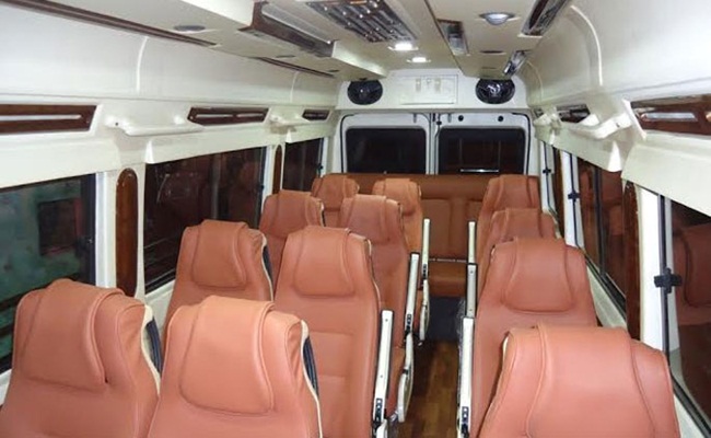 tempo traveller 16 seater images